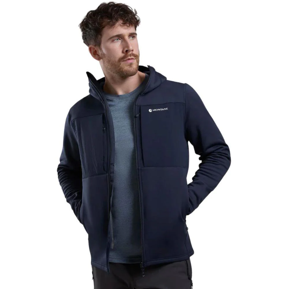 Montane Men's Fury XT Hooded Fleece Jacket - XL (Eclipse Blue) - Image 7