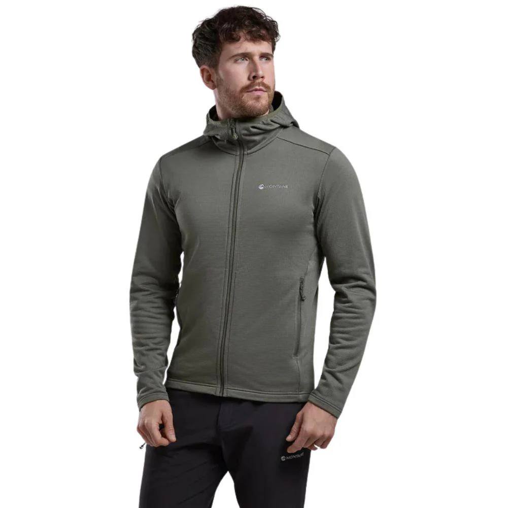 Montane Men's Protium Hooded Fleece Jacket (Caper) - Image 2