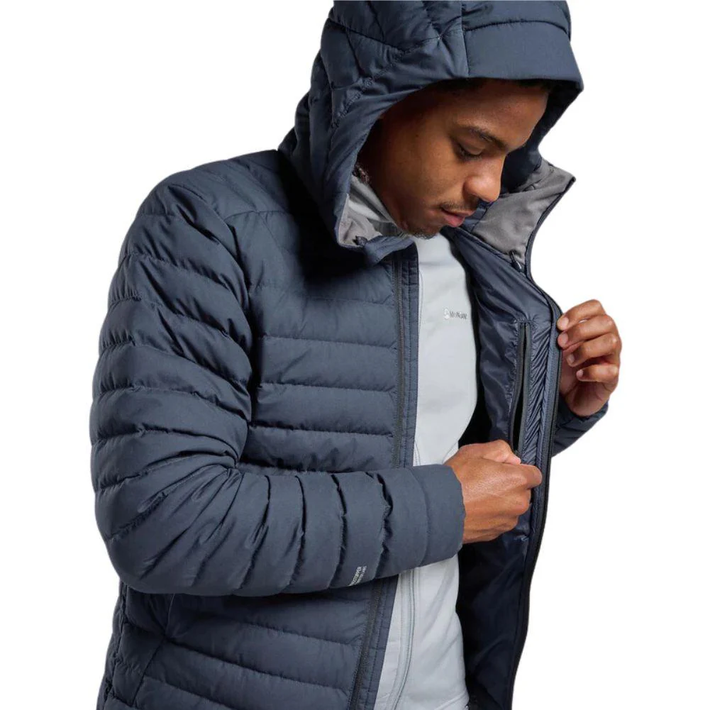 Montane Men's Resolve Hooded Down Jacket (Eclipse Blue) - Image 4