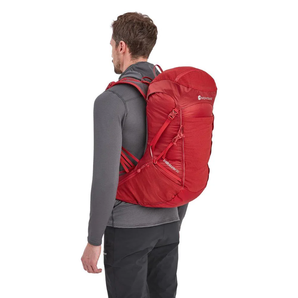 Montane Trailblazer 30 Litre Rucksack (Acer Red) - Image 4