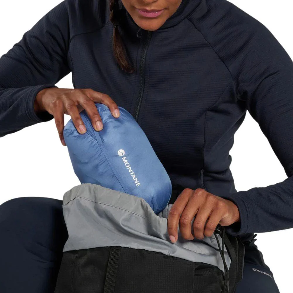Montane Women's Anti Freeze Hooded Down Jacket - 2025 (Cornflower) - Image 9
