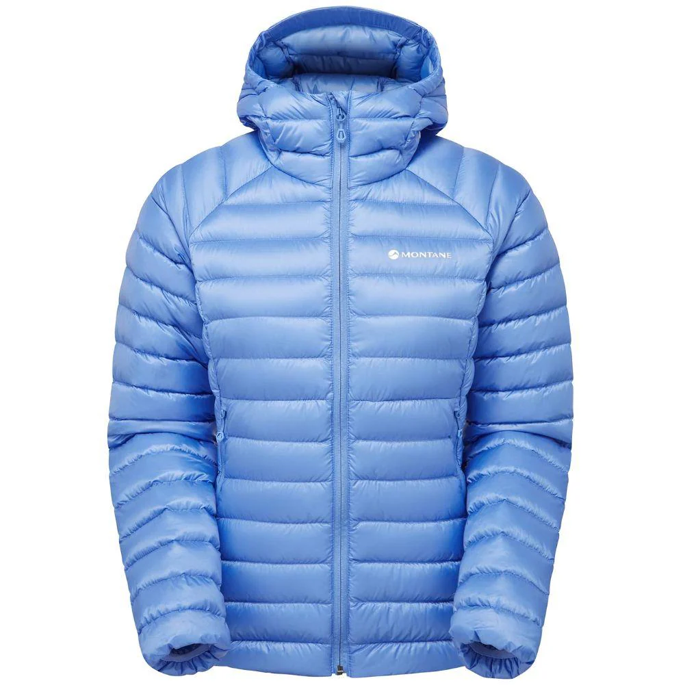 Montane Women's Anti-Freeze Hooded Down Jacket - 2024 (Cornflower)