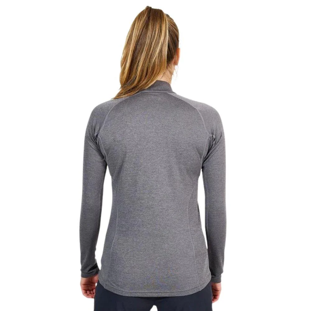 Montane Women's Dart Zip Neck LS Base Layer Top (Nordic Grey) - Image 3