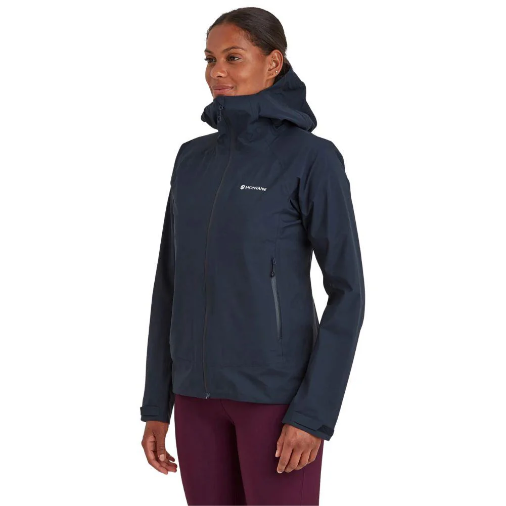 Montane Women's Phase Lite Waterproof Jacket (Eclipse Blue) - Image 4