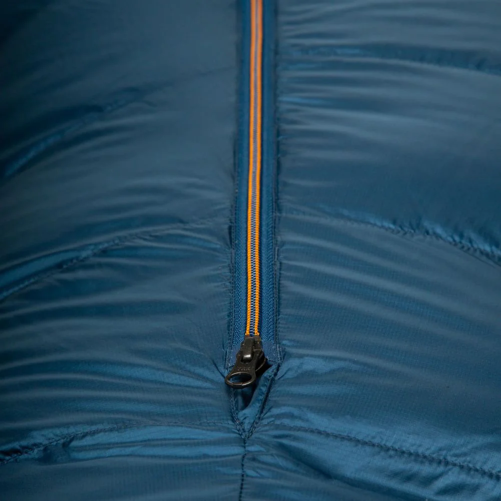 Mountain Equipment Helium 400 Long Down Sleeping Bag (Majolica Blue) - Image 6