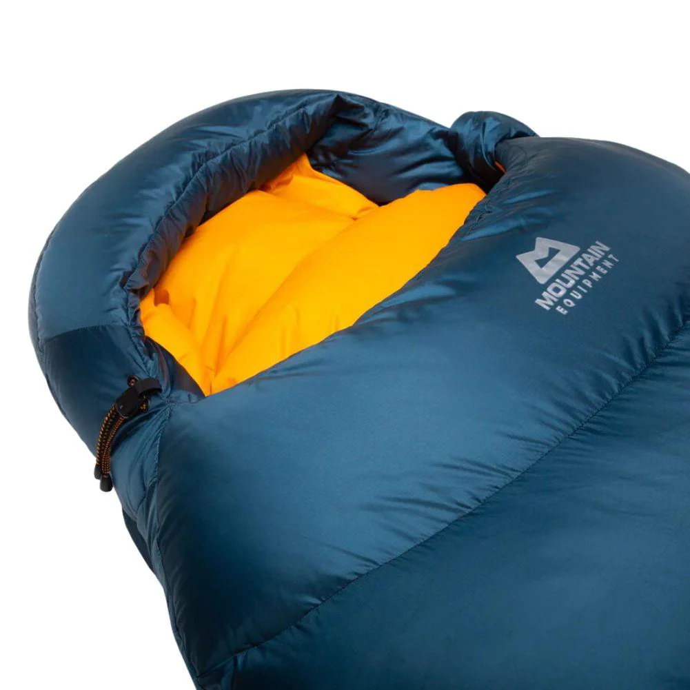 Mountain Equipment Helium 600 Down Sleeping Bag - Long (Majolica Blue) - Image 3