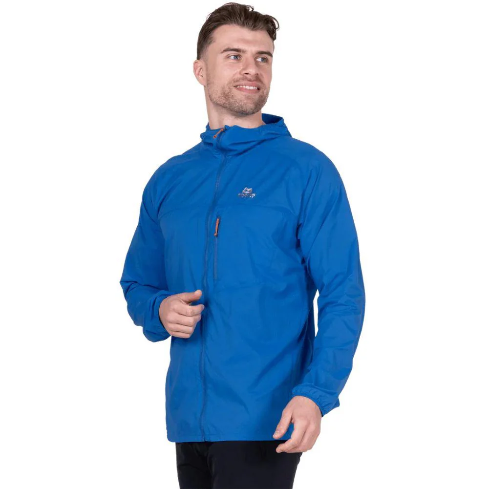 Mountain Equipment Men's Aerofoil Soft Shell Hooded Jacket (Atlantic Blue) - Image 6