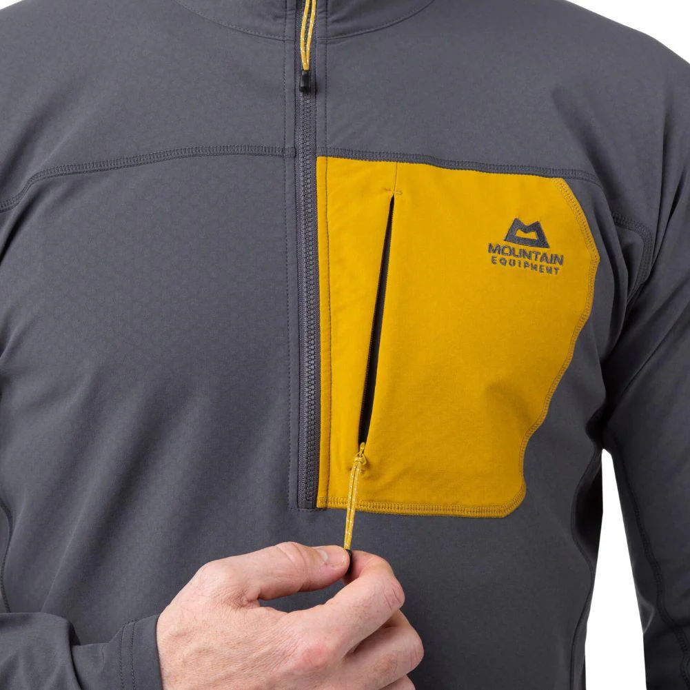 Mountain Equipment Men's Arrow 1/4 Zip (Anvil Grey) - Image 4