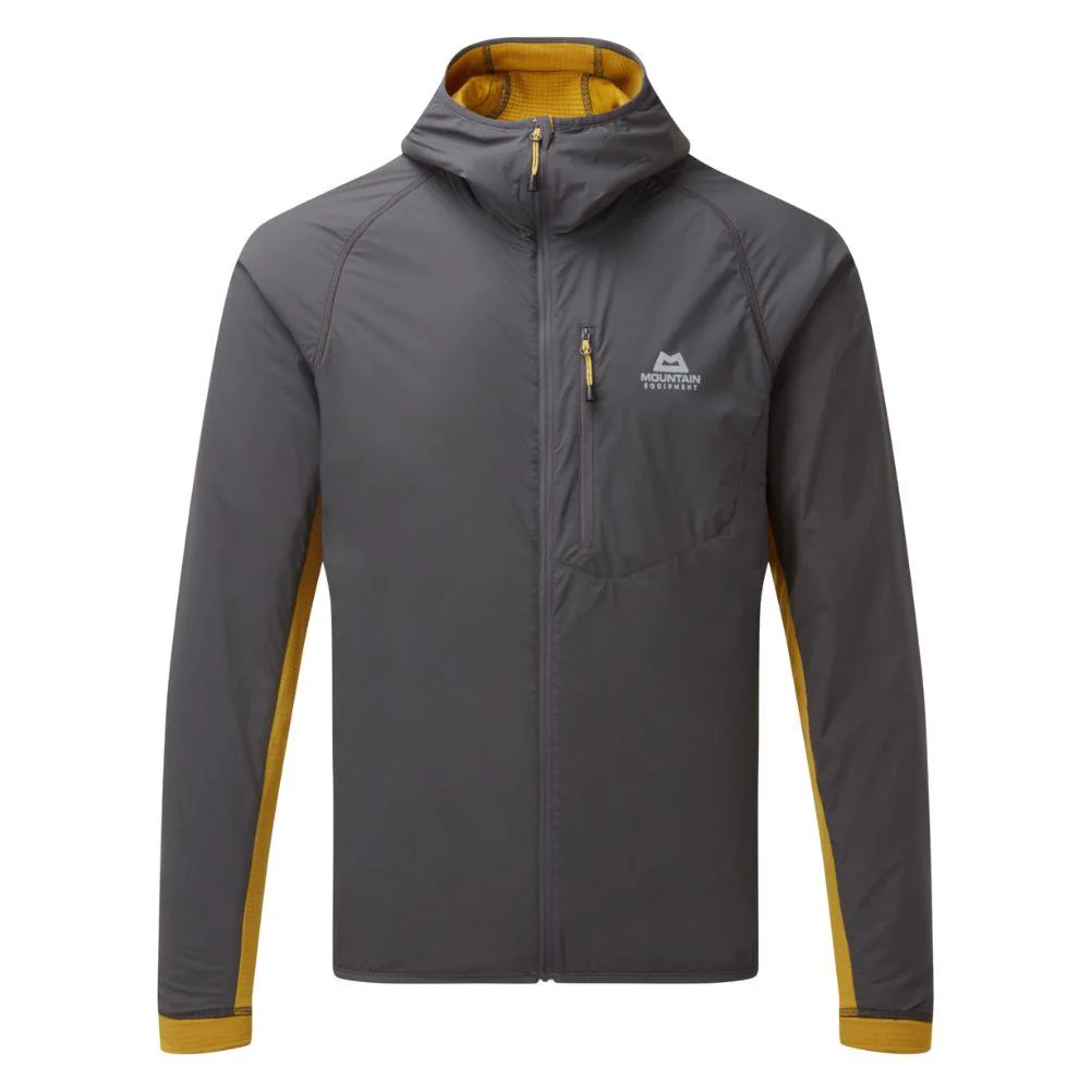 Mountain Equipment Mens Switch Pro Hooded Jacket (Anvil Grey/Acid)