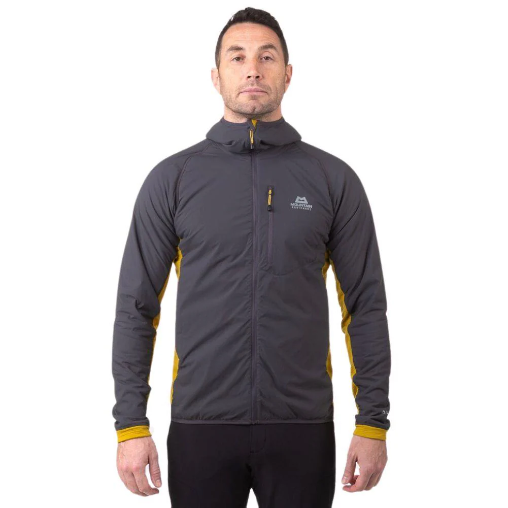 Mountain Equipment Mens Switch Pro Hooded Jacket (Anvil Grey/Acid) - Image 2