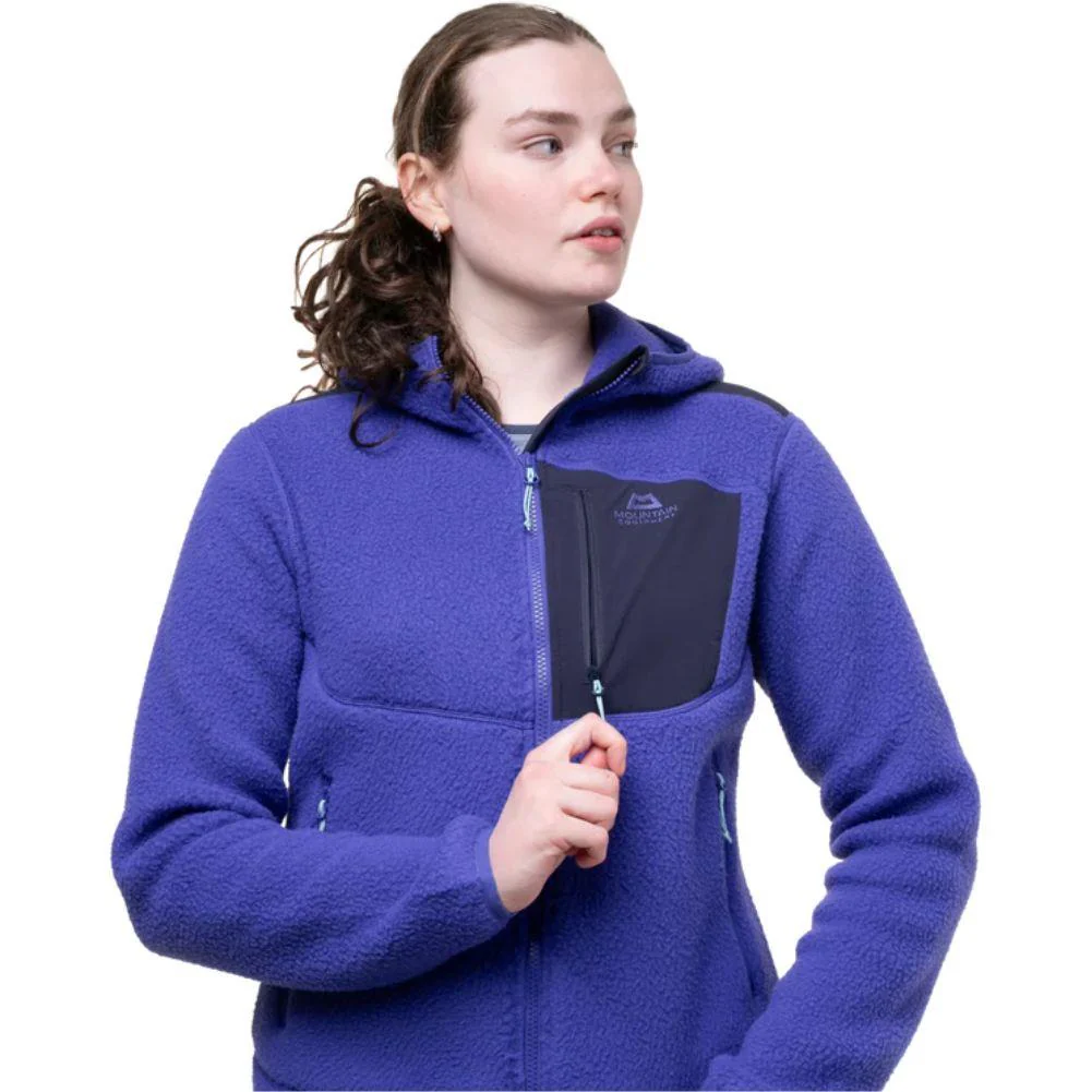 Mountain Equipment Women's Highpile Hooded Jacket (Clematis/Cosmos) - Image 5