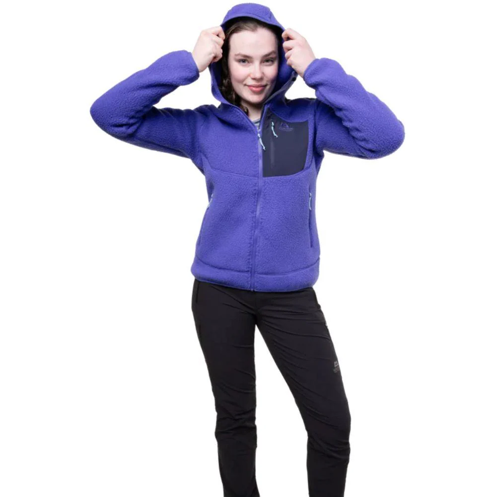 Mountain Equipment Women's Highpile Hooded Jacket (Clematis/Cosmos) - Image 6