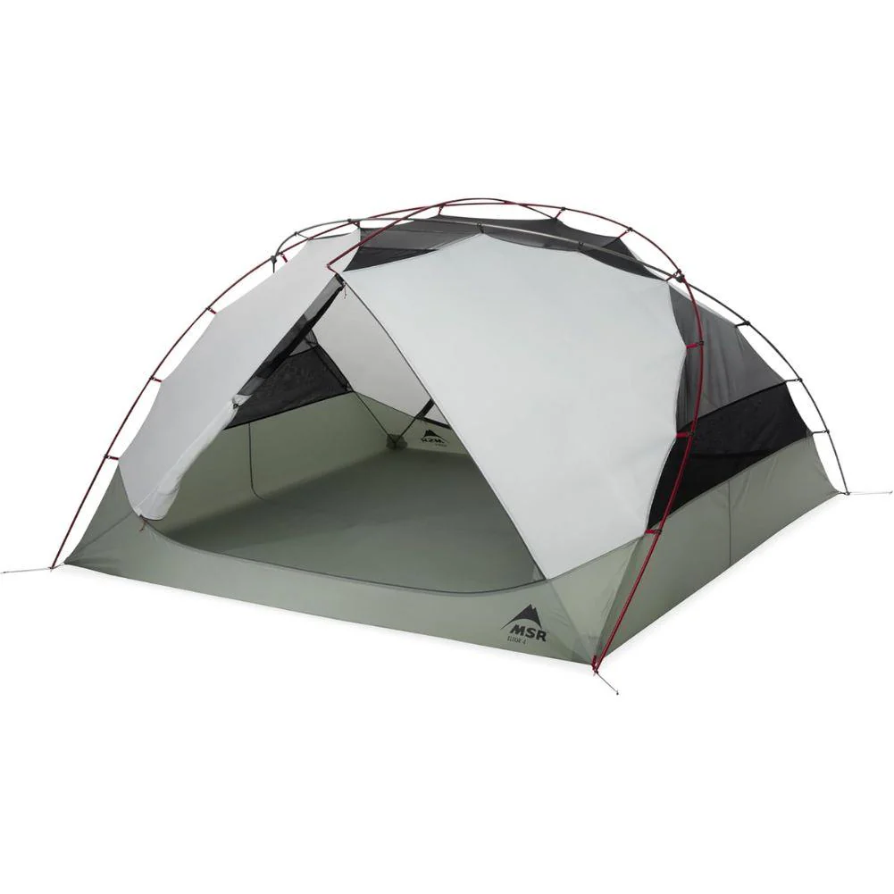 MSR Elixir 4 Tent - 4 Person Backpacking Tent 2026 (Green) - Image 2