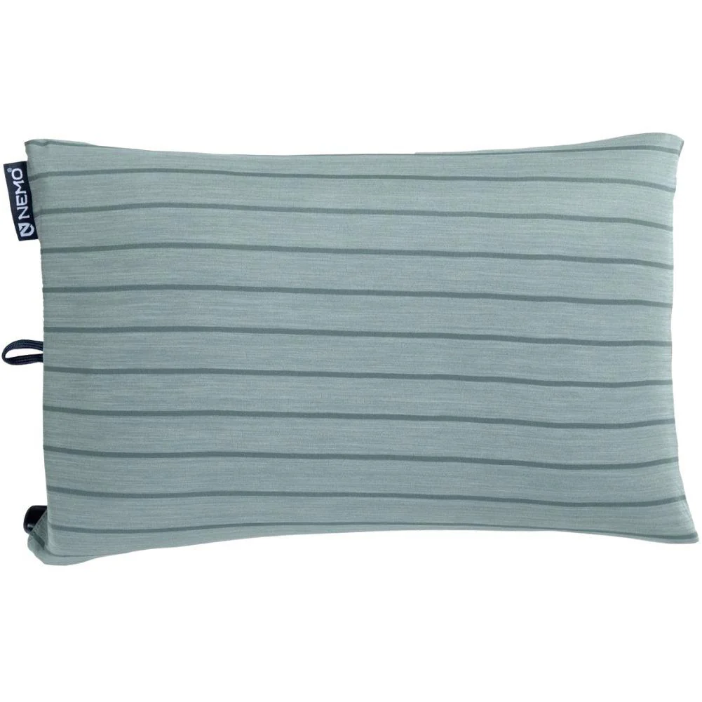 Nemo Equipment Fillo Backpacking & Camping Pillow (Silt Stripe)