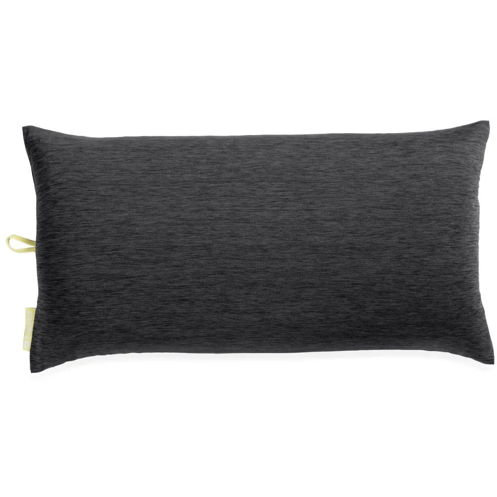 Nemo Equipment Fillo Elite Wide Ultralight Backpacking Pillow (Black Pearl/Citron)