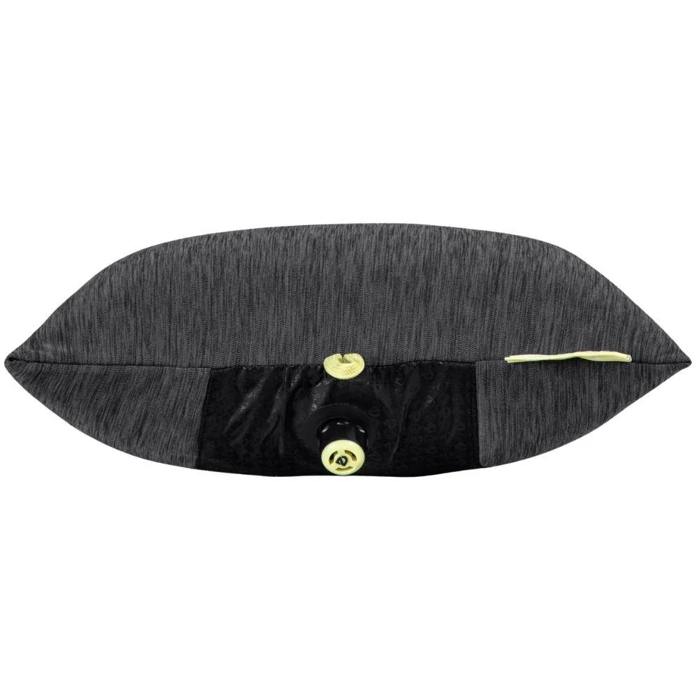 Nemo Equipment Fillo Elite Wide Ultralight Backpacking Pillow (Black Pearl/Citron) - Image 4