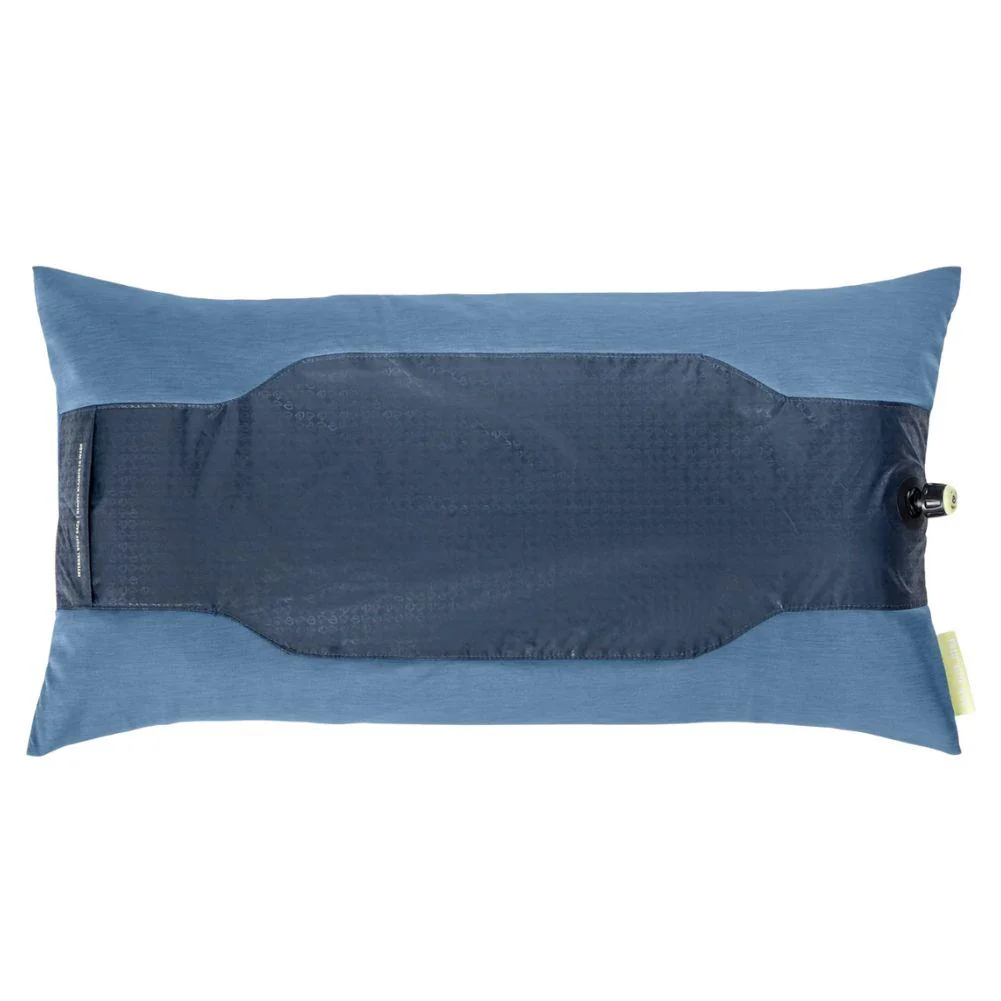 Nemo Equipment Fillo Elite Wide Ultralight Backpacking Pillow (Blue Horizon/Citron) - Image 4
