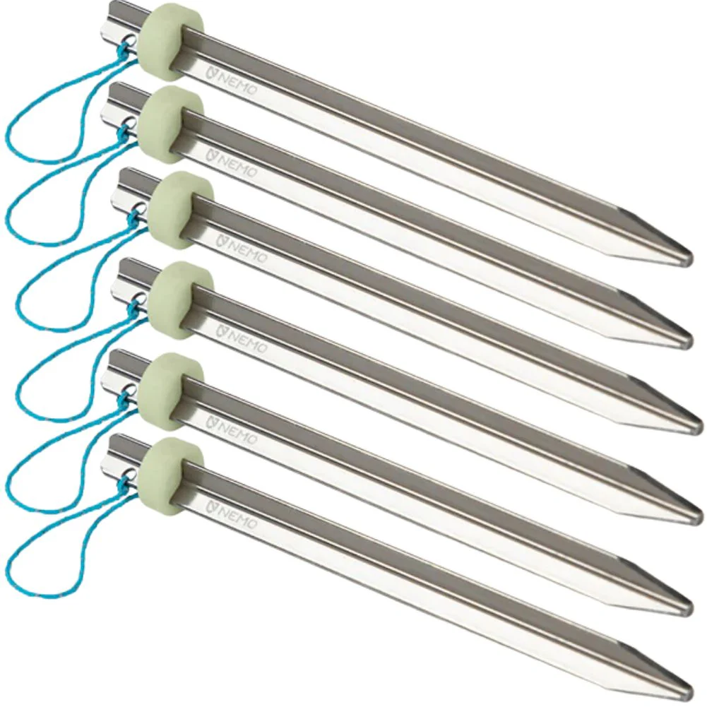 Nemo Equipment Sweepstake Lightweight Tent Stakes (Pack Of 6) - Image 2