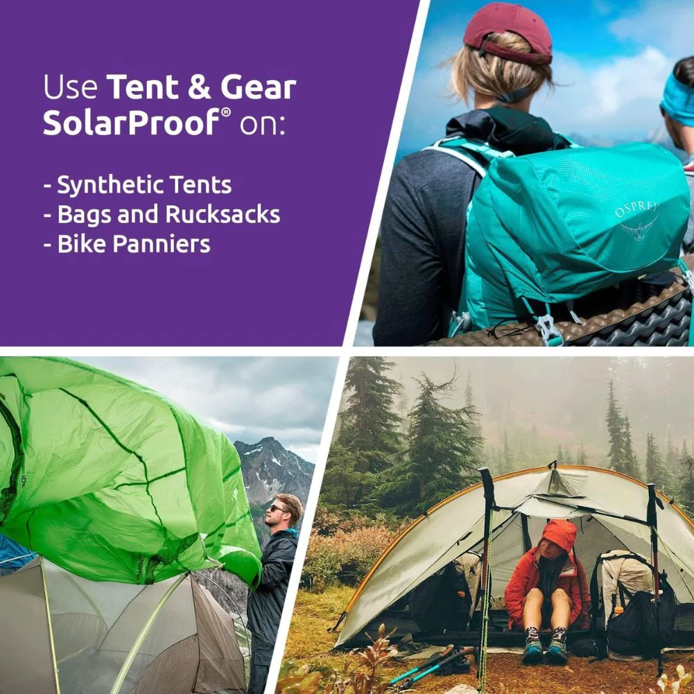 Nikwax Concentrated Tent and Gear Solar Proof 1 Litre - Image 3