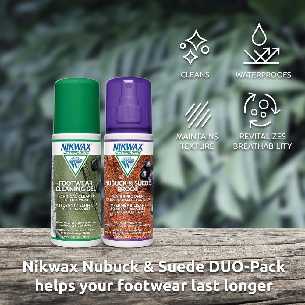 Nikwax Footwear Cleaning Gel Brush / Nubuck & Suede Proof 125ml - Image 5