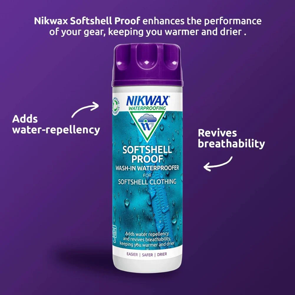 Nikwax Softshell Proof Wash-In - 300ml - Image 11