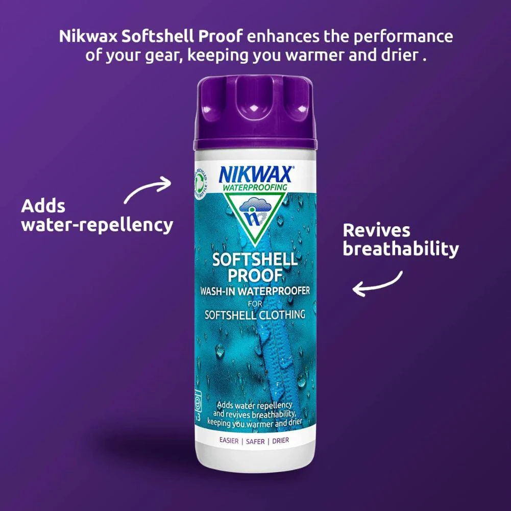 Nikwax Softshell Proof Wash-In - 300ml - Image 4