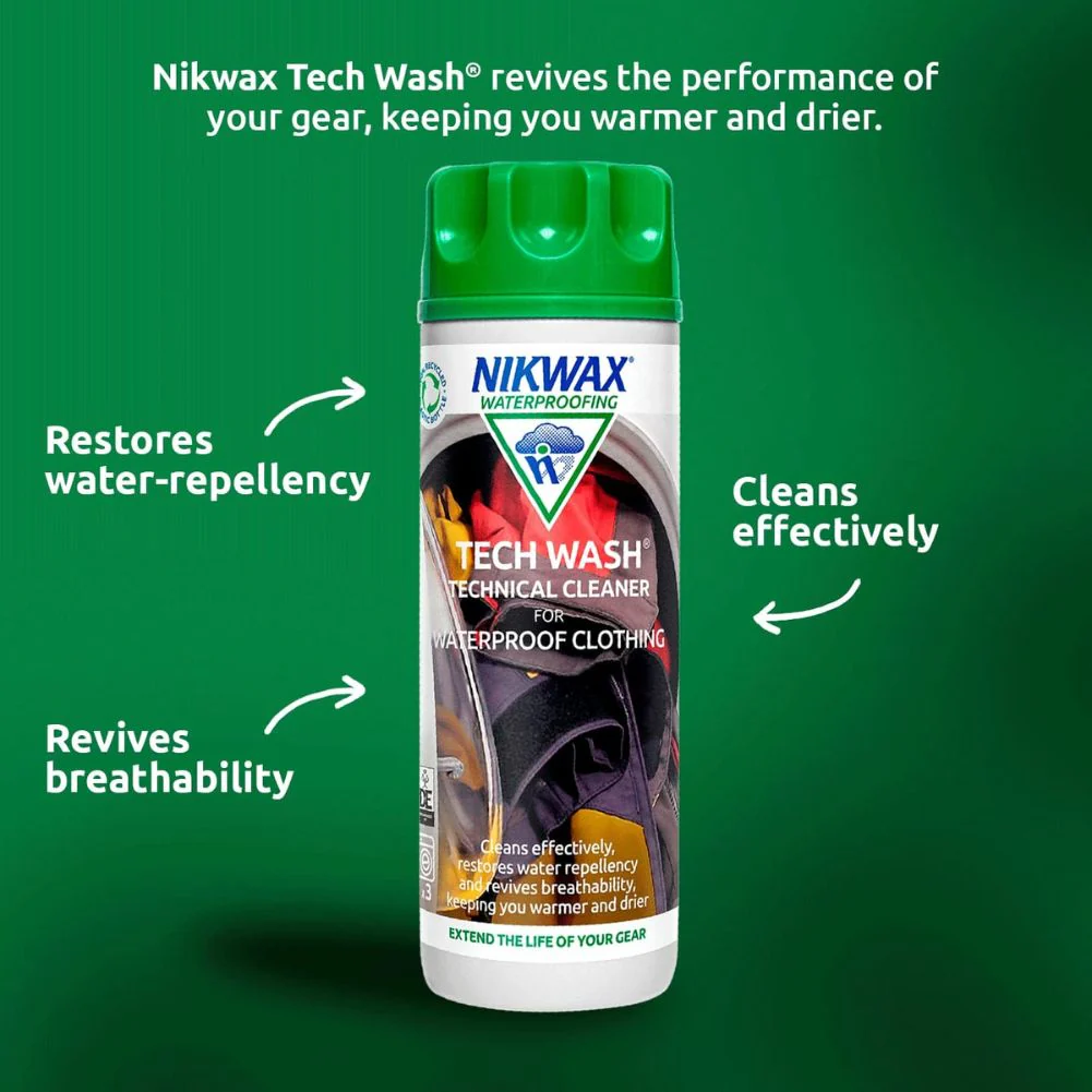 Nikwax Tech Wash 300ml Wash in Cleaner - Image 4