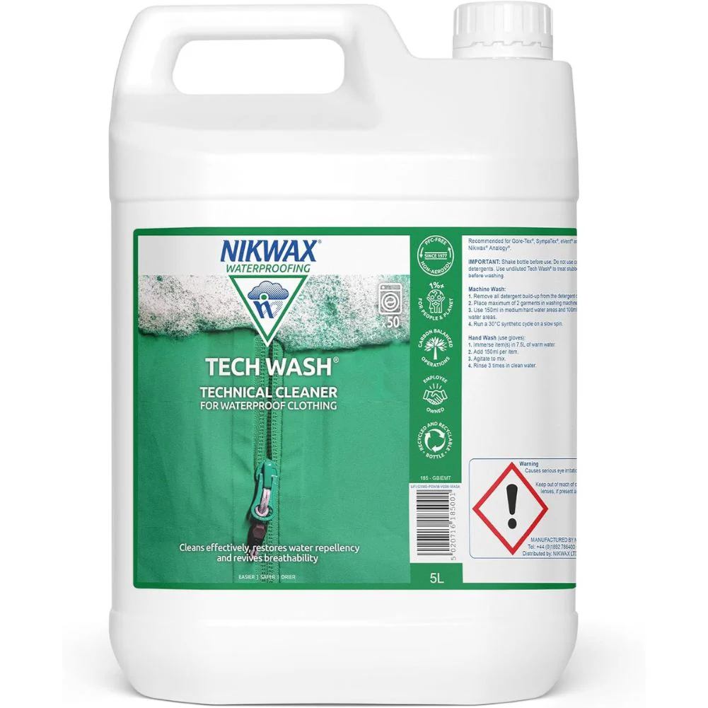 Nikwax Tech Wash - 5 Litre