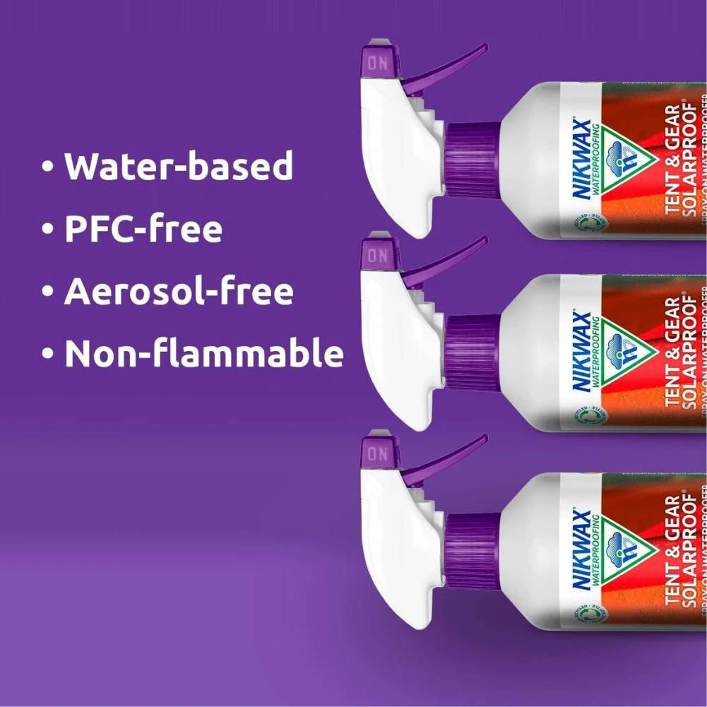 Nikwax Tent and Gear Solarproof  - 2.5 Litre Waterproofing Spray - Image 7