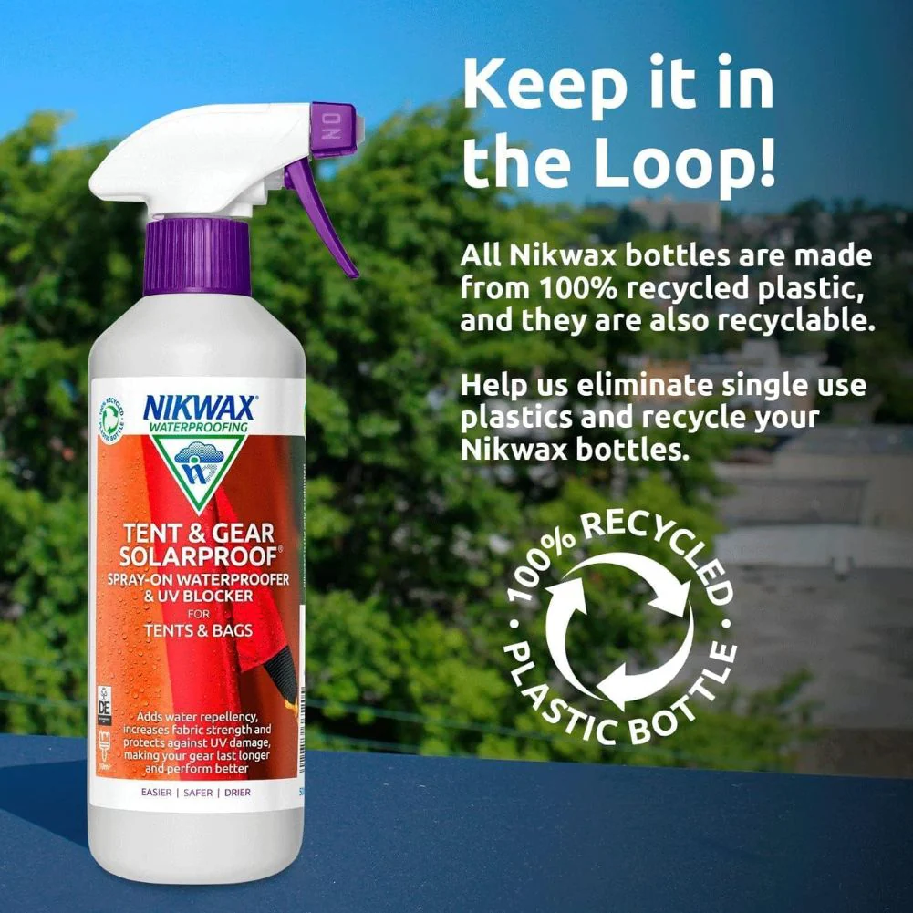 Nikwax Tent and Gear Solarproof  - 2.5 Litre Waterproofing Spray - Image 8