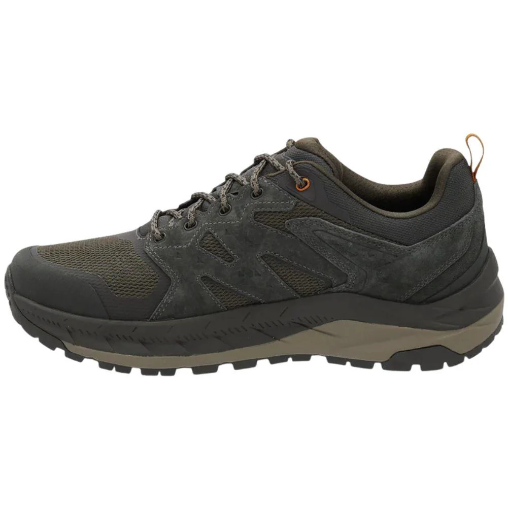 NorthCape Men's Trail Flyte Waterproof Low Cut Vibram Walking Shoe (Beluga) - Image 4