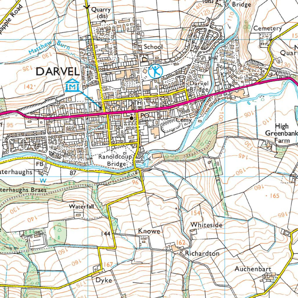 Ordnance Survey Explorer Map 334 East Kilbride, Galston & Darvel - Image 5