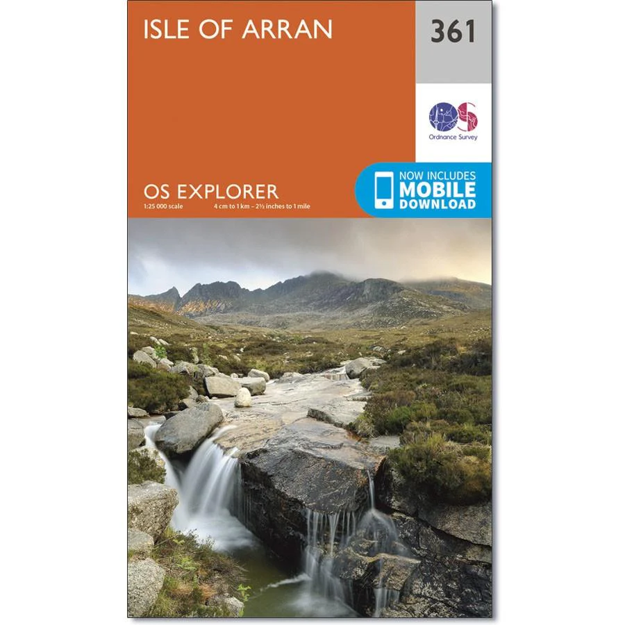 Ordnance Survey Explorer Map 361 Isle of Arran