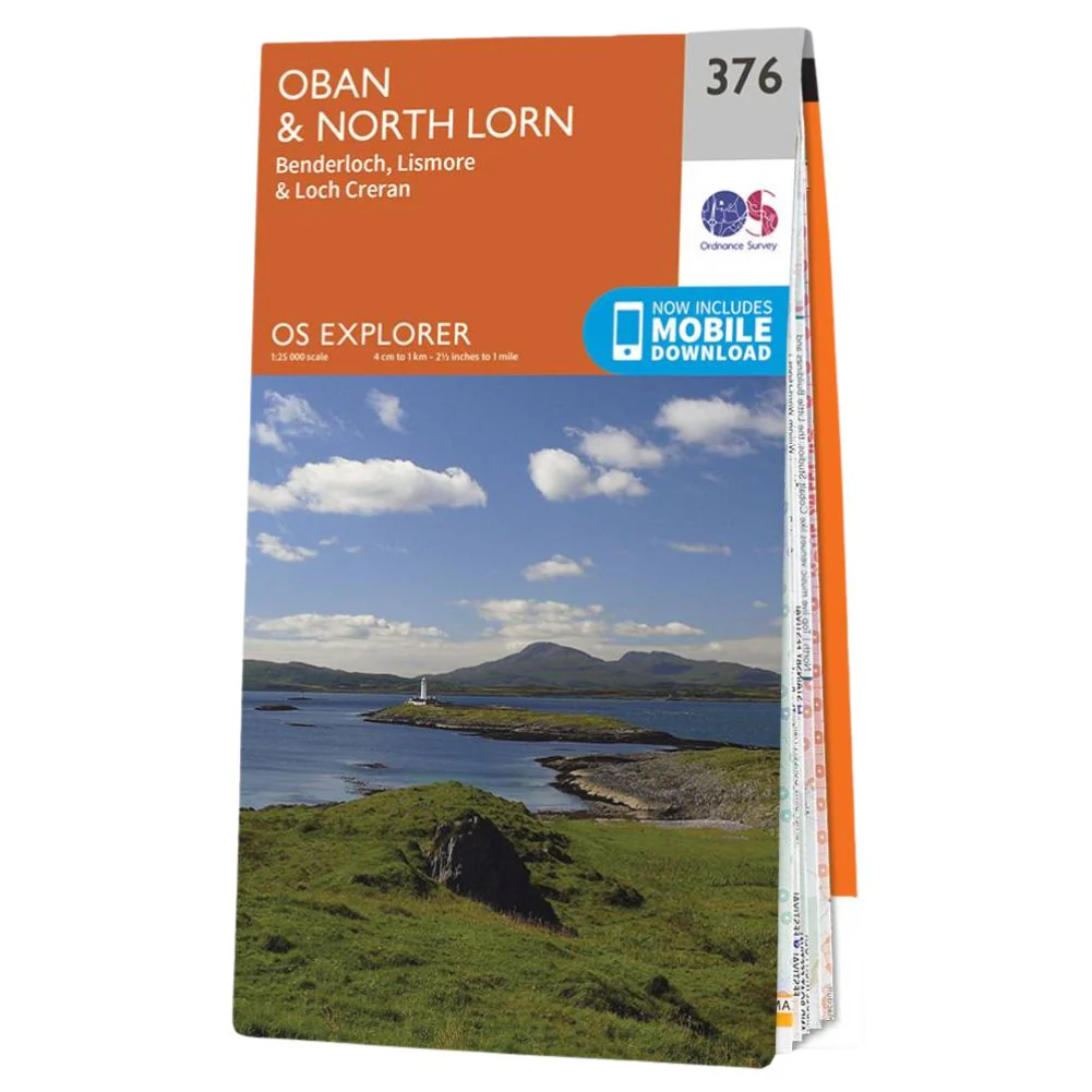 Ordnance Survey Explorer Map 376 Oban & North Lorn - Image 3
