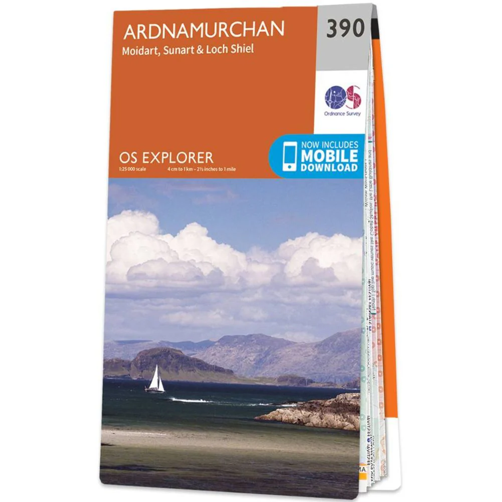 Ordnance Survey Explorer Map 390 Ardnamurchan - Image 2
