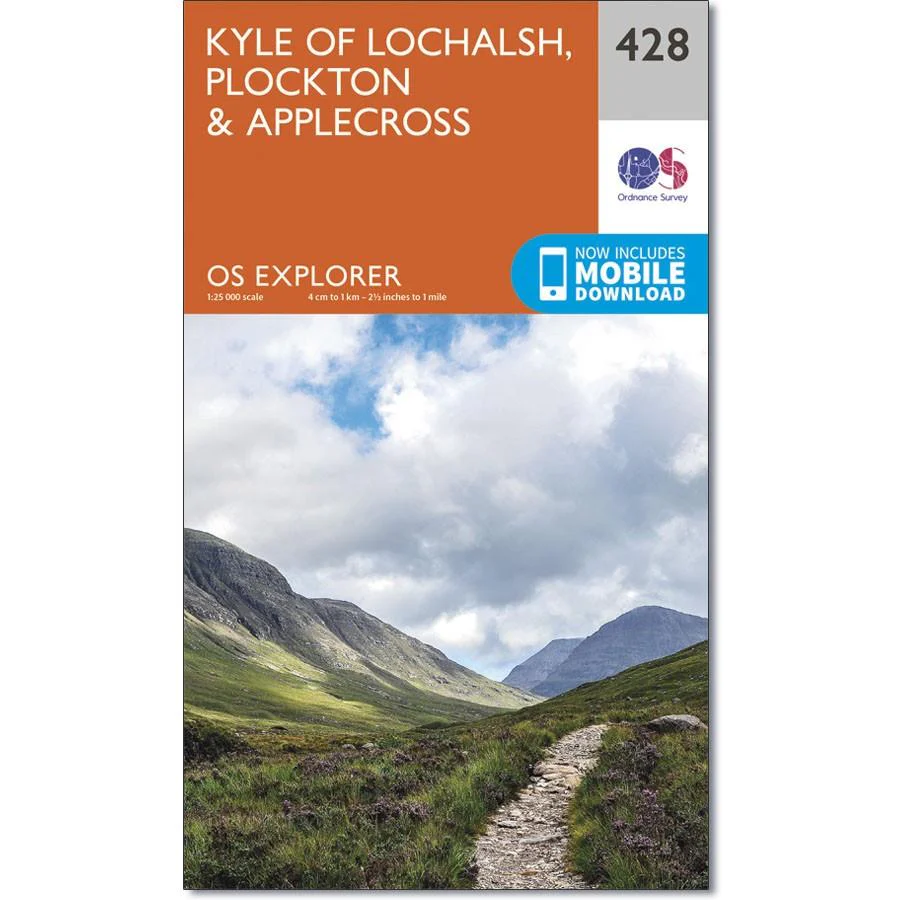 Ordnance Survey Explorer Map 428 Lochalsh, Plockton & Applecross