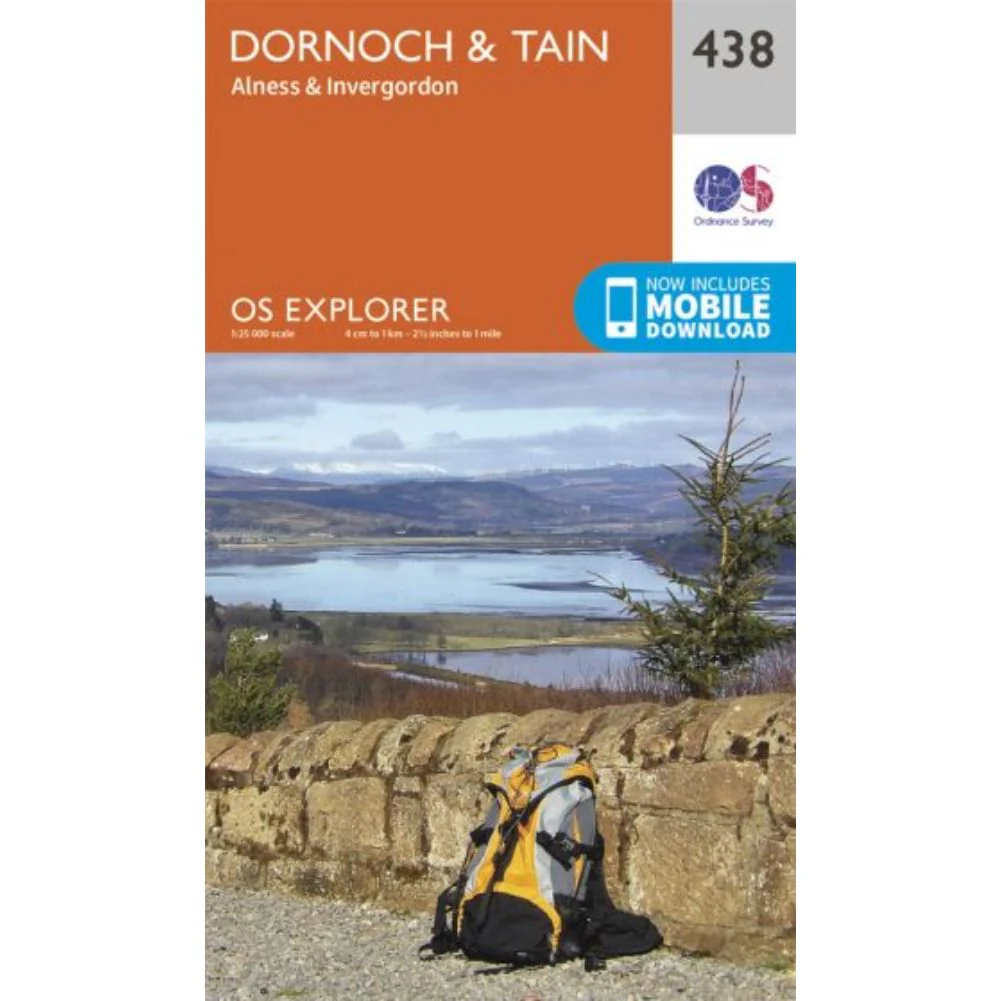 Ordnance Survey Explorer Map 438 Dornoch & Tain