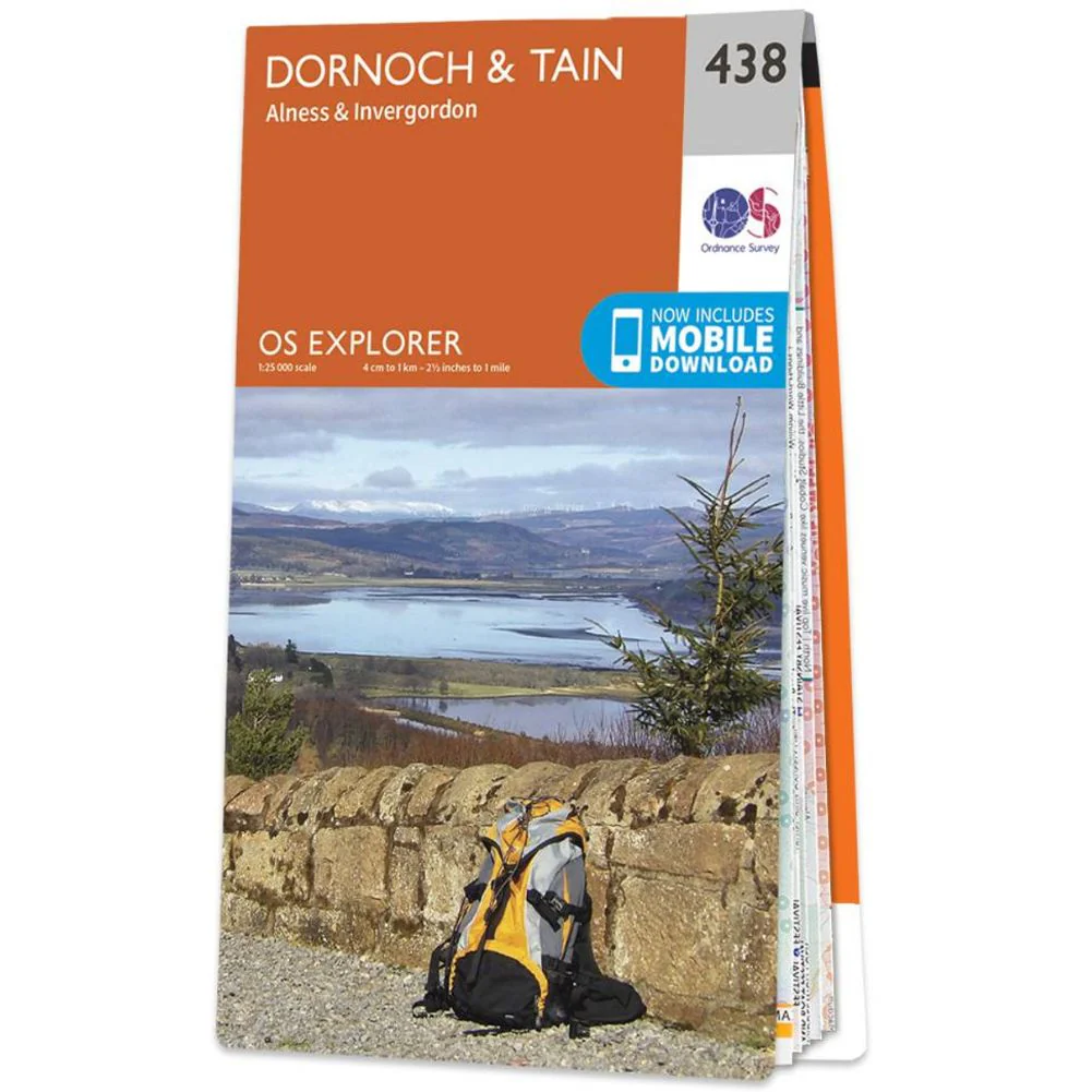 Ordnance Survey Explorer Map 438 Dornoch & Tain - Image 2