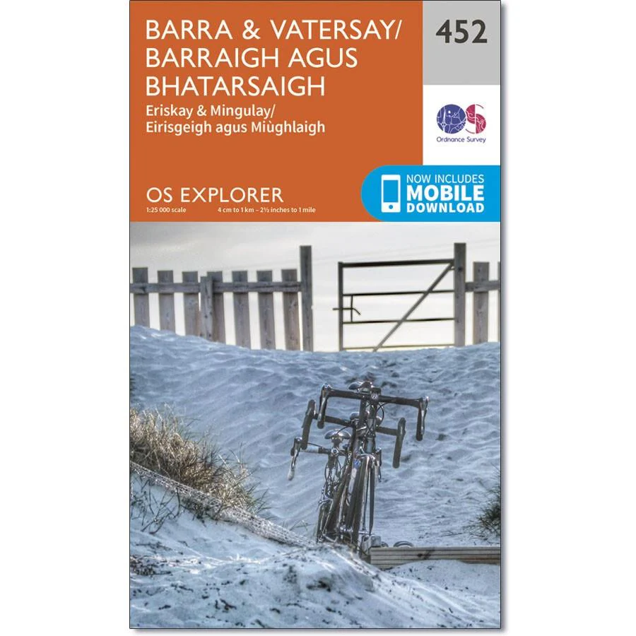 Ordnance Survey Explorer Map 452 Barra & Vatersay