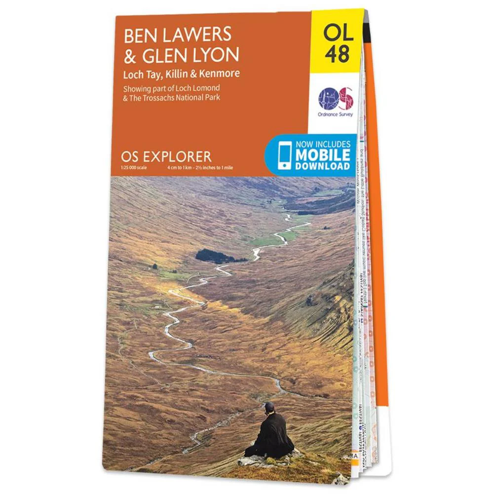 Ordnance Survey Explorer Map OL 48 Ben Lawers & Glen Lyon - Image 2