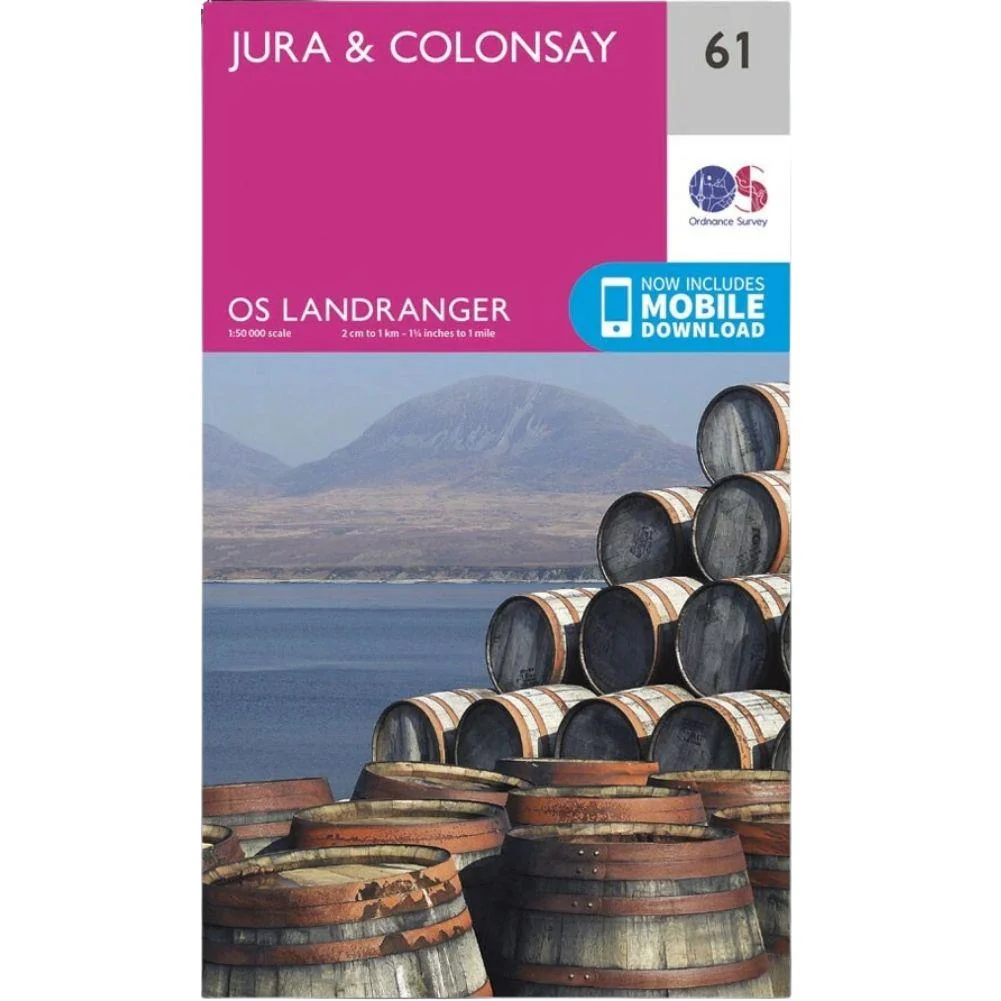 Ordnance Survey Landranger 61 Jura & Colonsay
