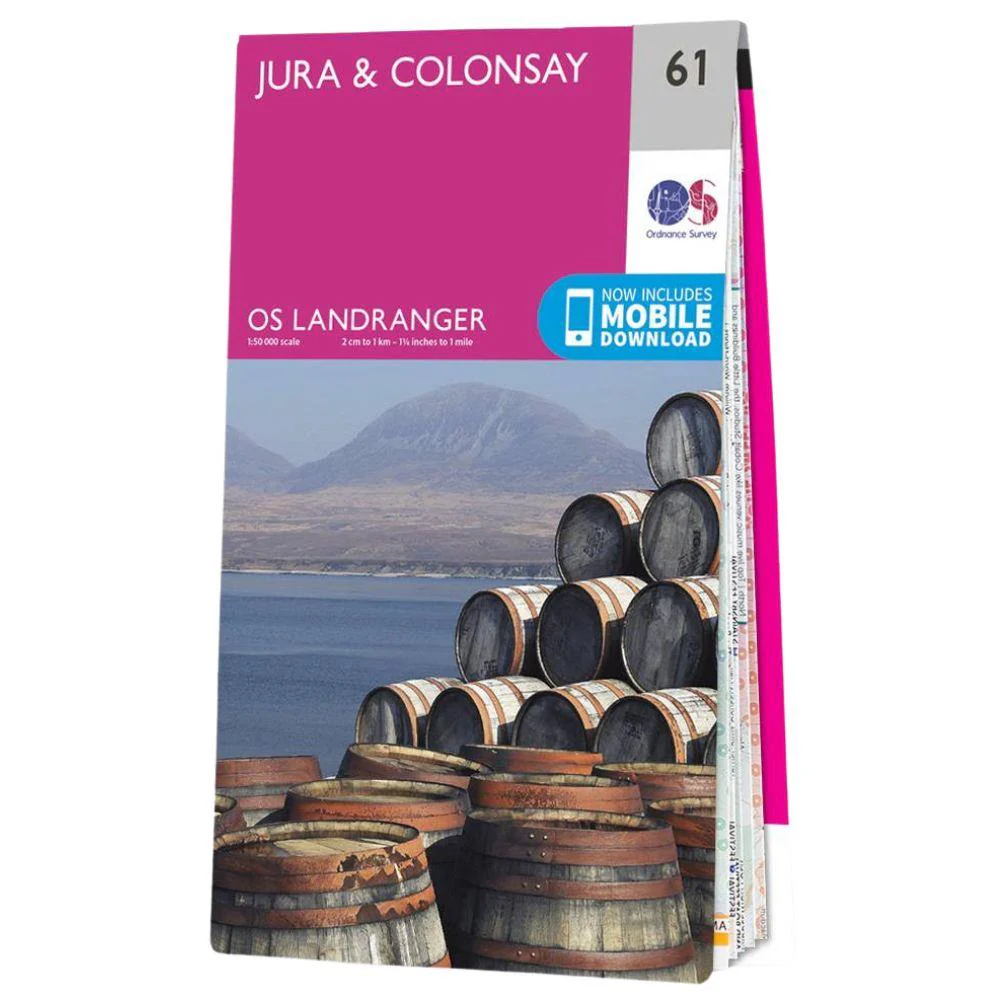 Ordnance Survey Landranger 61 Jura & Colonsay - Image 2