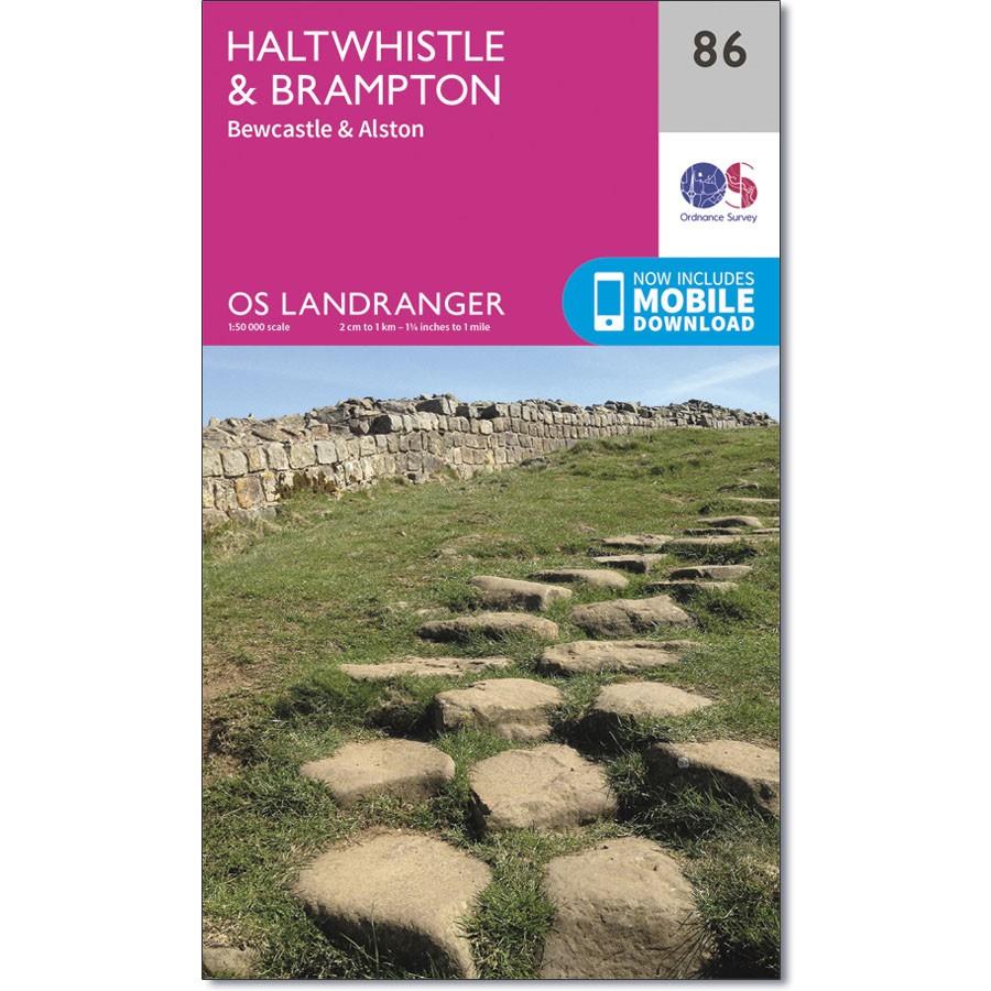 Ordnance Survey Landranger 86 - Haltwhistle & Brampton