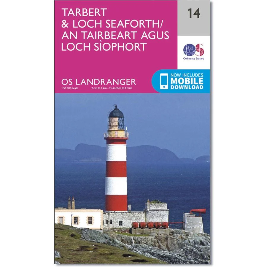 Ordnance Survey Landranger Map 14 Tarbert & Loch Seaforth
