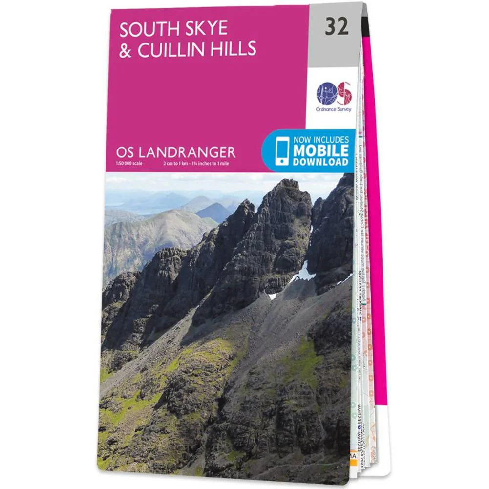 Ordnance Survey Landranger Map 32 South Skye & Cuillin Hills - Image 2