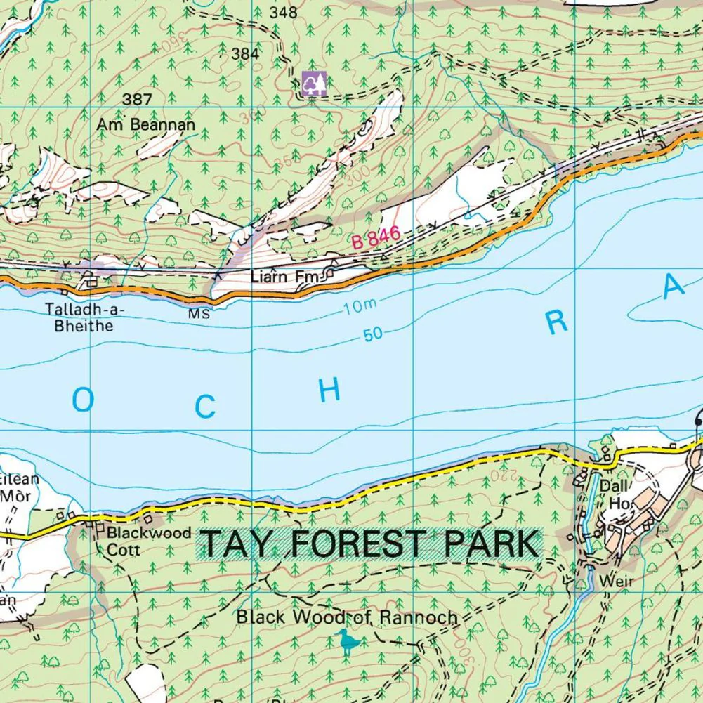Ordnance Survey Landranger Map 42 Glen Garry & Loch Rannoch - Image 5