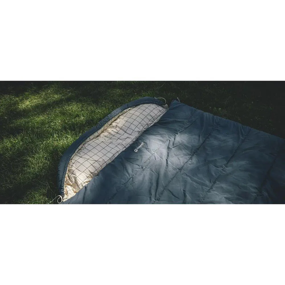 Outwell Camper Lux Double Sleeping Bag (Blue) - Image 7