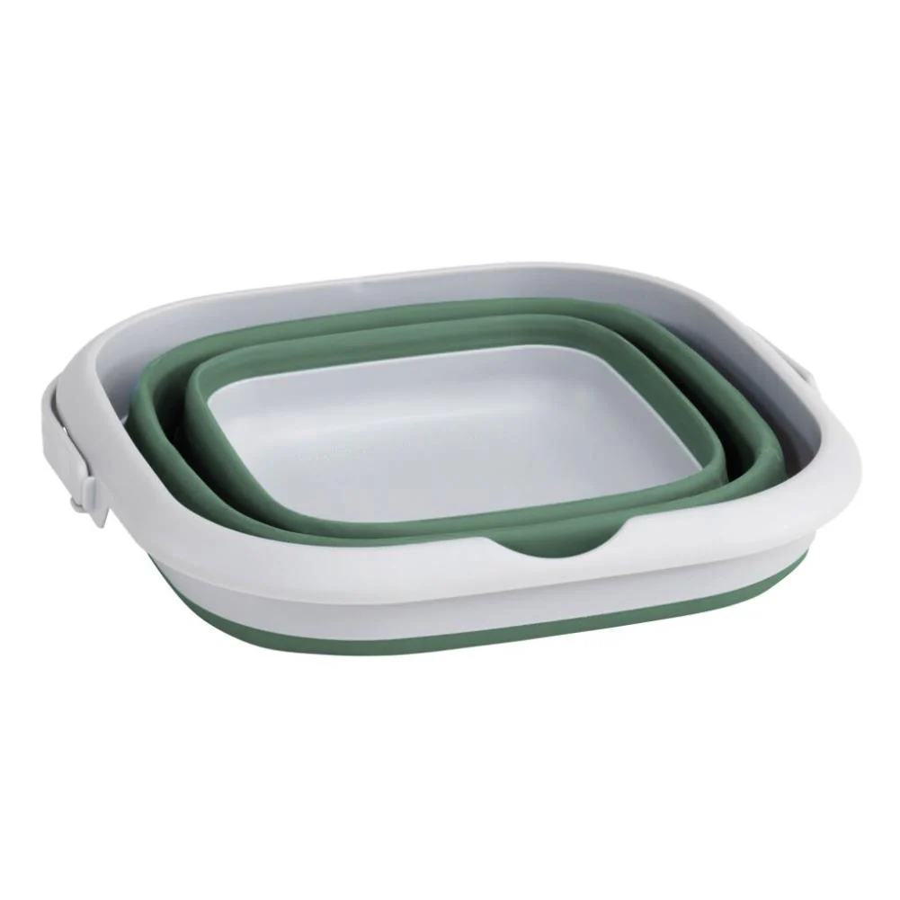 Outwell Collaps Bucket Square w/lid (Shadow Green) - Image 4