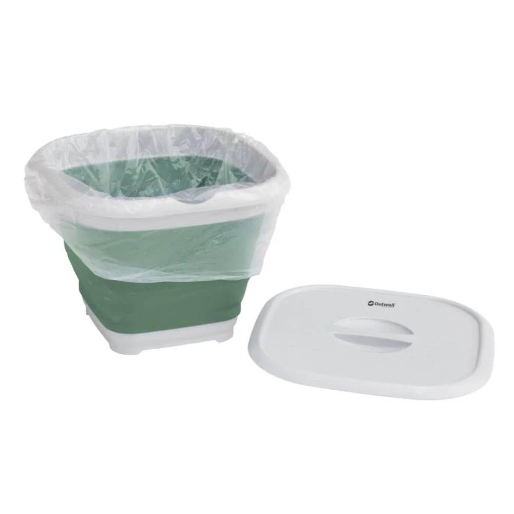 Outwell Collaps Bucket Square w/lid (Shadow Green) - Image 5