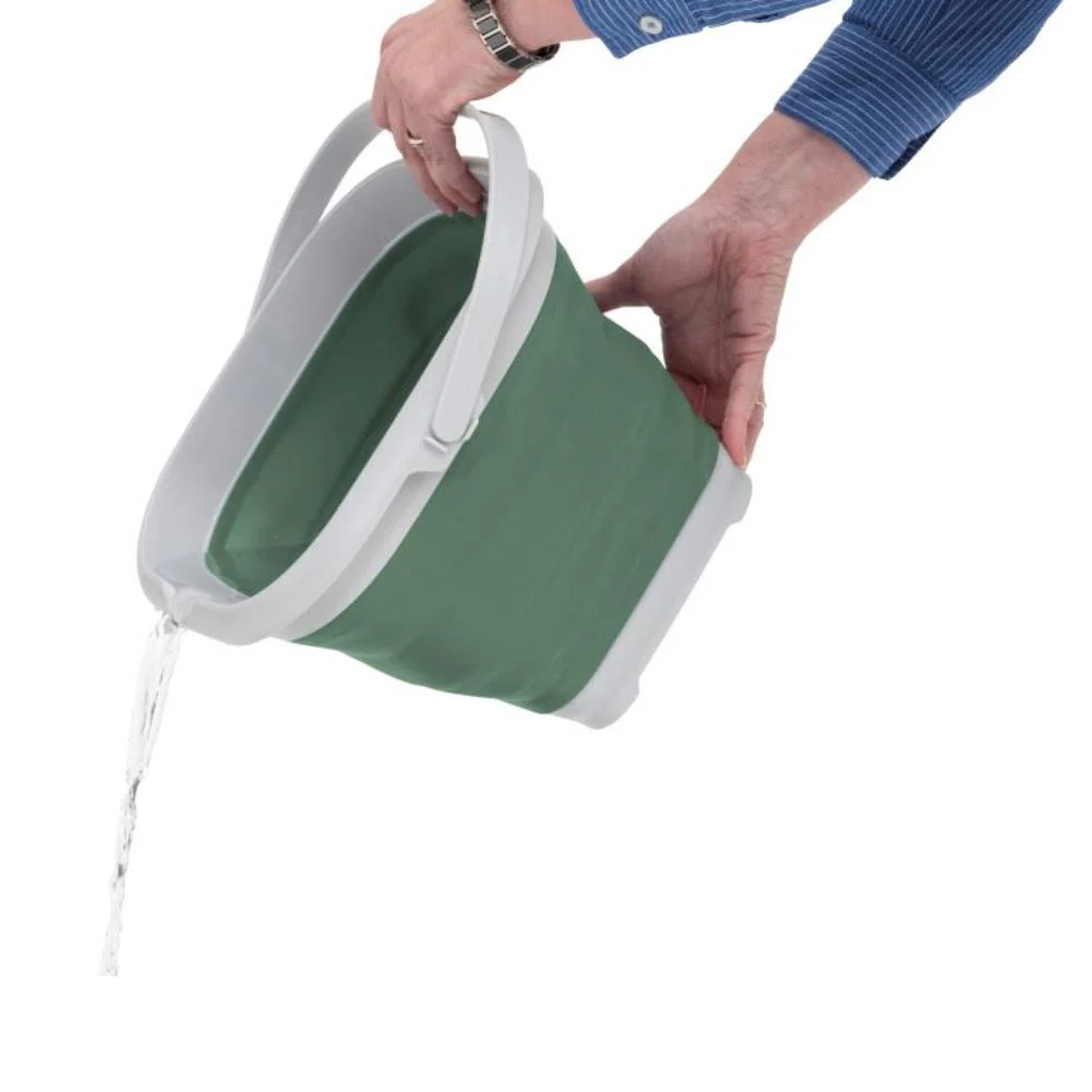 Outwell Collaps Bucket Square w/lid (Shadow Green) - Image 6